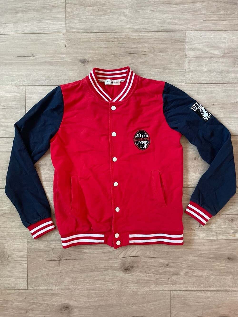 Magic Castle Rolling Stones 1976 European Tour Varsity Jacket Size M Youth